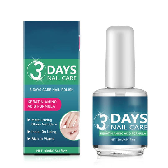 💝💅LAST DAY - BUY 1 GET 1 FREE!!💝3 Days Nail Care - Keratin Amino Acid Formula, Suitable for Soft and Fragile Nails