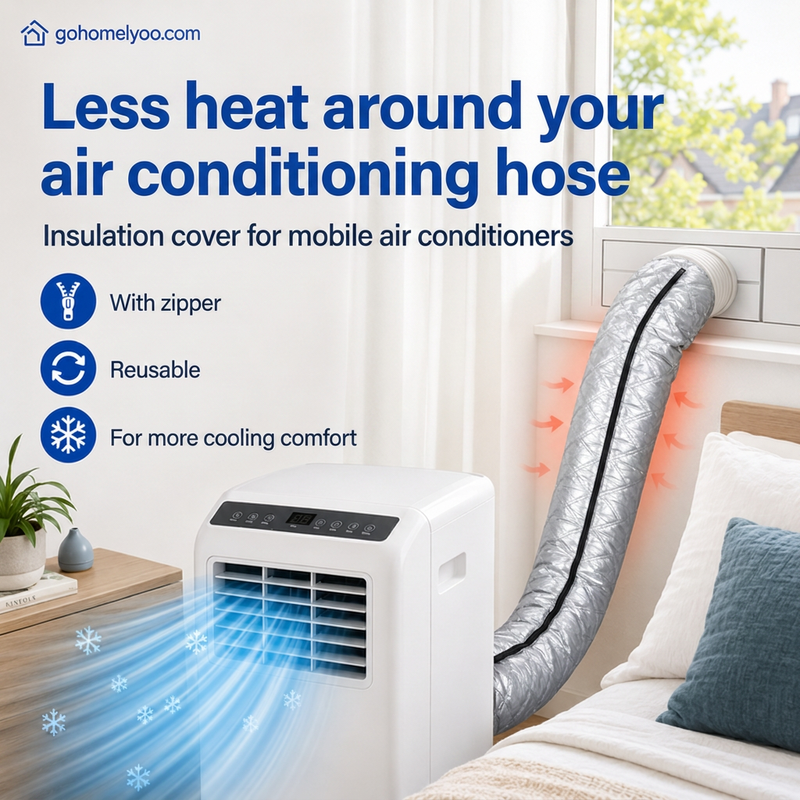 🔥 50% OFF TODAY! ❄️ AC Hose Insulation Cover – A Summer Home Essential ✨ Improve Cooling Efficiency, Reduce Heat Transfer &amp; Stay Comfortable All Season ☀️🏡