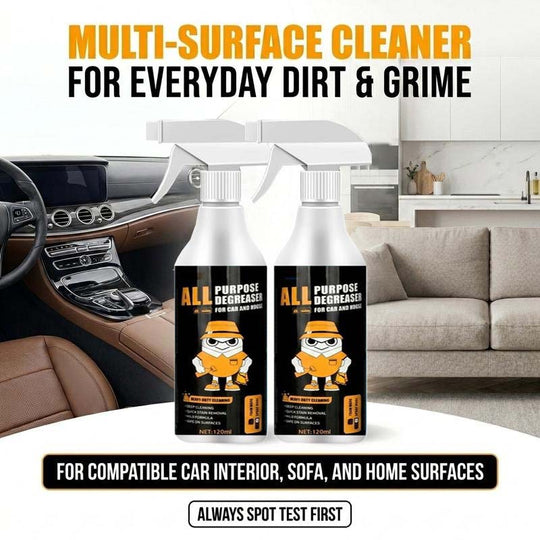 🧼 Buy 2 Get 1 Free! ✨ Heavy-Duty Interior Cleaner &amp; Degreaser – Multi-Surface, Quick Stain Removal, Safe Formula 🚗