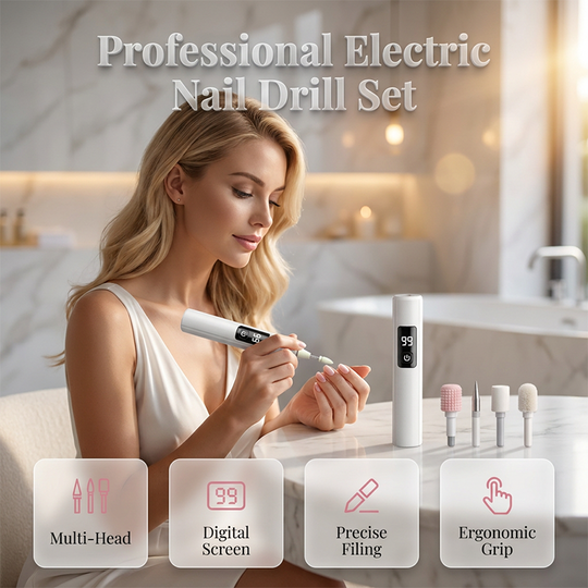 📢📢 50% OFF TODAY! ⏰💅 Professional Electric Nail Polisher ✨ Salon-Quality Manicures &amp; Pedicures at Home