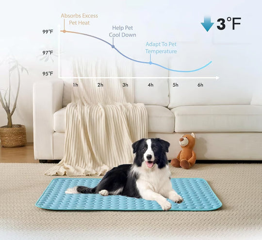 🧊 50% OFF TODAY! 🐶 Dog Cooling Mat (4X Cooling Effect) ✨ Instant Heat Relief &amp; All-Day Summer Comfort for Pets ☀️🐾