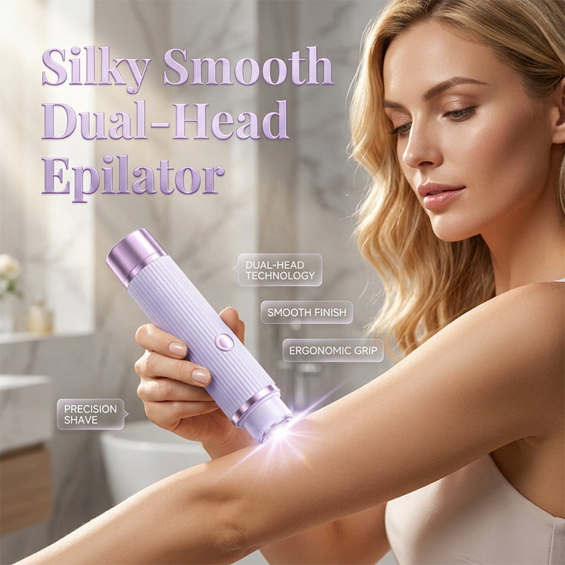 ✨ Gentle Precision Bikini Trimmer – 💖 Painless Pubic Hair Trimmer, 💦 Waterproof &amp; 🔋 Rechargeable Body Groomer for Sensitive Areas