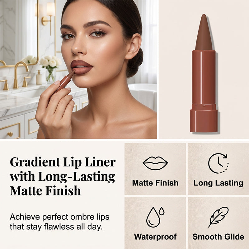✨BUY 1 GET 1 FREE✨Dual-Tip Matte Lipstick – Smudge-Proof &amp; Long-Lasting Color
