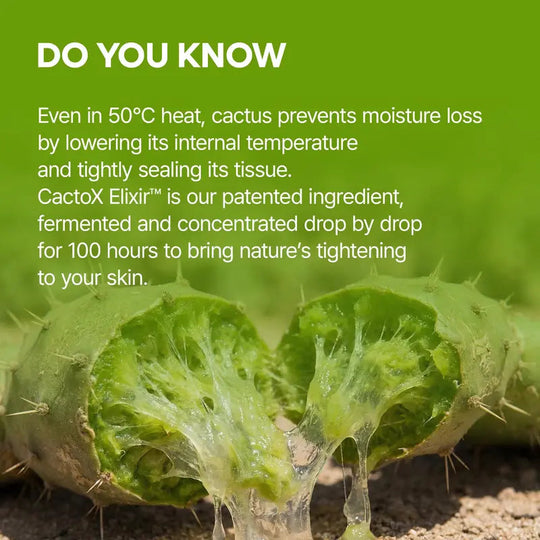 CACTOX V-LIFTING MEWING BAND with Cactus Cooling Reduce Puffiness &amp; Pore Tightening for Visible Pore Care Skin Repair