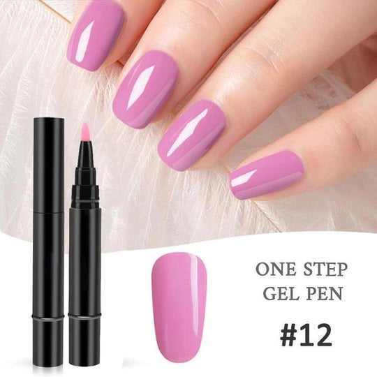 📢📢Limited Time Buy 1 Get 1 Free Only: £9.99‼️💅One Step Nail Gel Pen 🎁Free Gift -Mini Portable UV Nail Lamp✨
