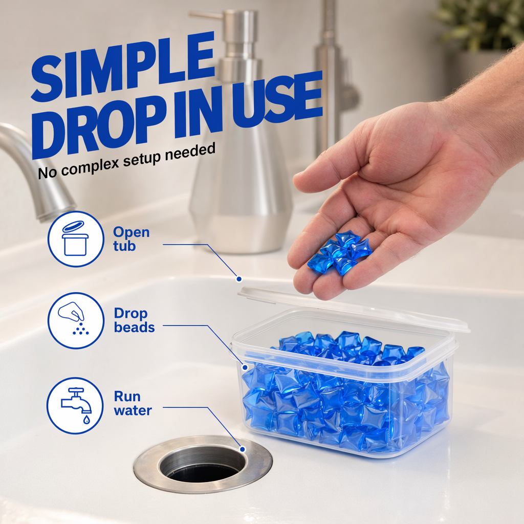 🎁 BUY 2 GET 1 FREE! 🚿 Household Drain Freshener &amp; Cleaner ✨ Removes Buildup, Neutralizes Odors &amp; Helps Keep Drains Flowing Smoothly 🏡💧