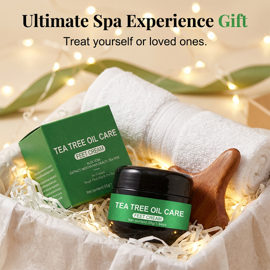 👣🔥 Buy 2 Get 1 Free! 🌿 Natural Tea Tree Oil Foot Care ✨ Refreshing, Nourishing &amp; Gentle Daily Care for Soft, Smooth Feet 💚