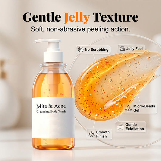 🔥 50% OFF TODAY! 🛁 Anti-Mite &amp; Acne Control Body Wash ✨ Deep Cleansing, Oil Control &amp; Clearer-Looking Skin