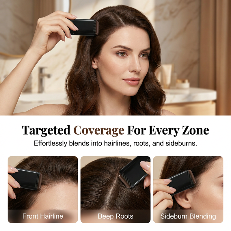 🔥 BUY 1 GET 1 FREE! 🖌️ Temporary Hair Dye Stick with Comb ✨ Instantly Covers Gray Hair &amp; Blends Naturally