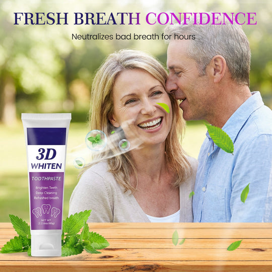 🦷 50% OFF TODAY! ✨ 3D Whitening Toothpaste with Natural Extracts 🌿 Removes Surface Stains &amp; Reveals a Brighter Smile