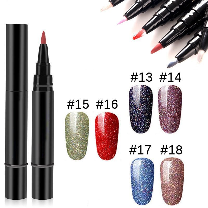 📢📢Limited Time Buy 1 Get 1 Free Only: £9.99‼️💅One Step Nail Gel Pen 🎁Free Gift -Mini Portable UV Nail Lamp✨