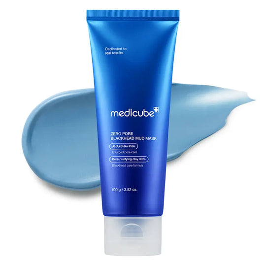 [medicube] Zero Pore Blackhead Mud Mask | 3 min bahenní maska ​​| péče o póry | Silná absorpce černých teček