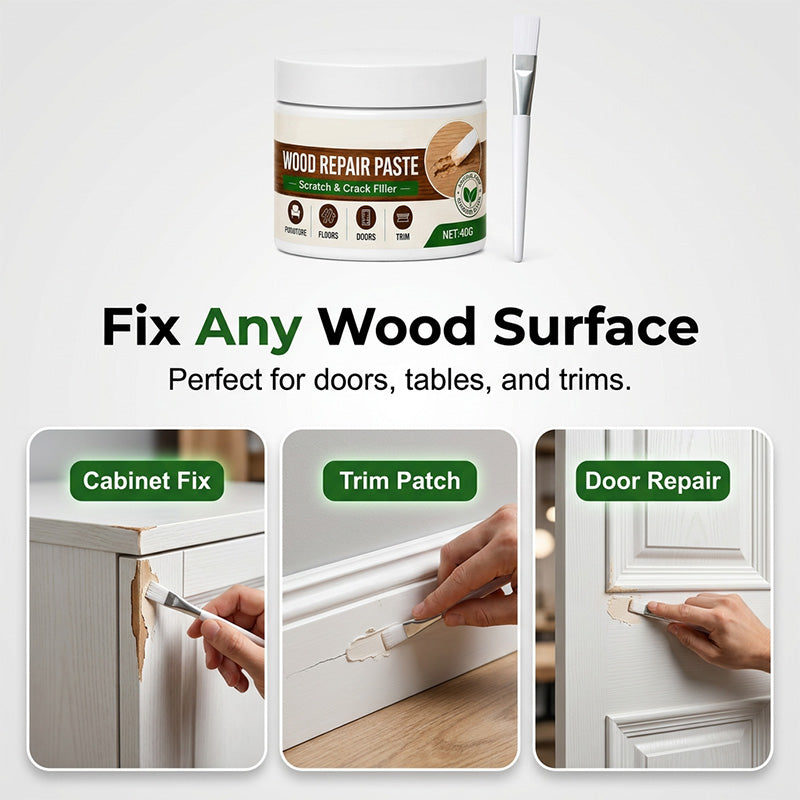 🥳2026 HOT SALE🥳💞50K+ SOLD!🛡️🪑 49% OFF! Furniture &amp; Floor Repair Paste – Works on tables, cabinets &amp; wooden floors. Covers scuffs &amp; peeling. No more ugly scratches! 🏠✅