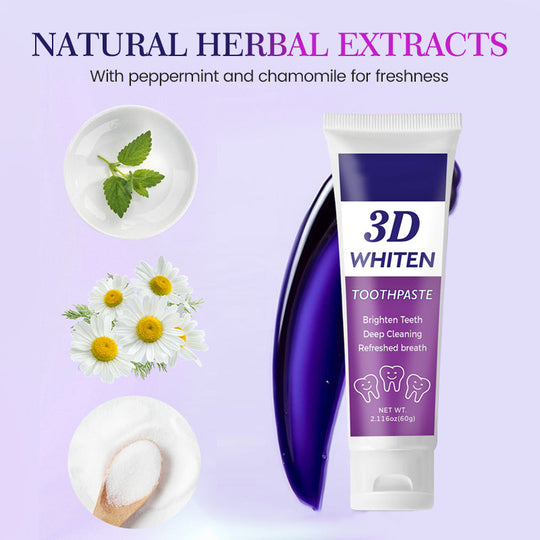 🦷 50% OFF TODAY! ✨ 3D Whitening Toothpaste with Natural Extracts 🌿 Removes Surface Stains &amp; Reveals a Brighter Smile