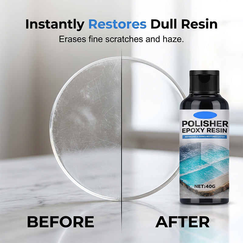 🥳2026 HOT SALE🥳🎉BUY MORE GET MORE FREE🎁 Epoxy Resin Polish – Restores dull resin to crystal‑clear high gloss. Removes scratches &amp; haze. Effortless hand polish! 🎨🌟