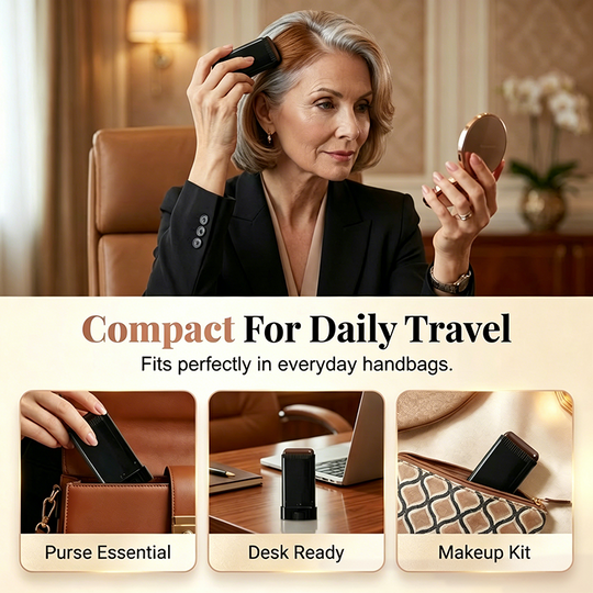 🔥 BUY 1 GET 1 FREE! 🖌️ Temporary Hair Dye Stick with Comb ✨ Instantly Covers Gray Hair &amp; Blends Naturally
