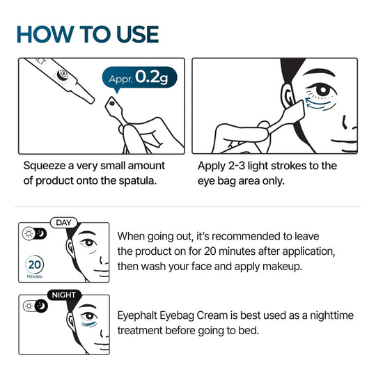 [Dr.Melaxin Crème contour des yeux Eyephalt (Officiel) | Atténue les poches, les cernes et les rides | Soin contour des yeux | EGF anti-âge, niacinamide &amp;  Céramide, 0,33 fl.oz