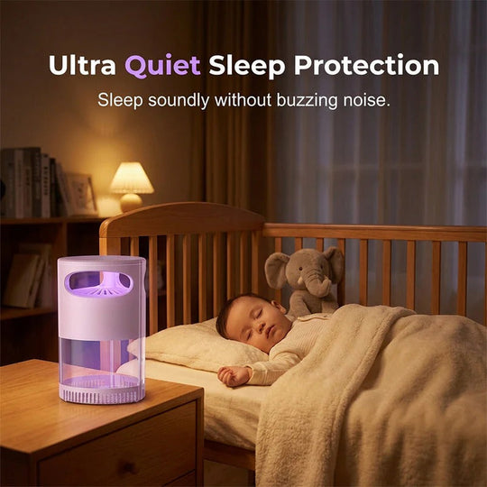 Mosquito Killer Lamp – tichá, USB, bez chemikálií.
