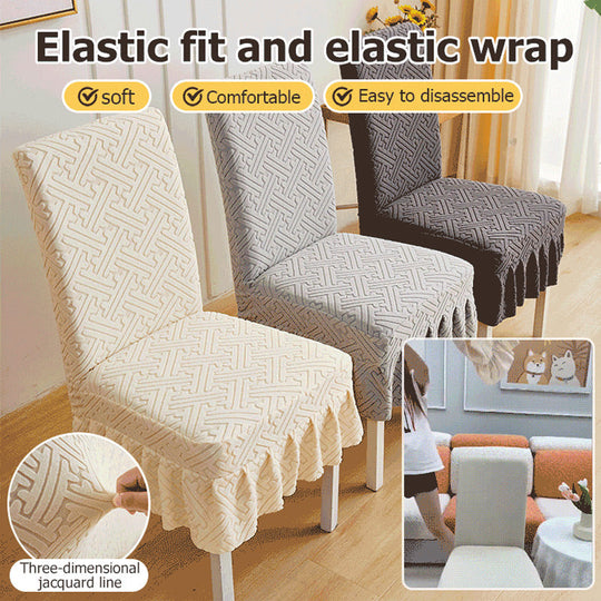 💥Christmas Sale 50% OFF🪑Dining Chair Slipcover Set of 2 ✨Instant holiday upgrade! Refresh your dining space🎄