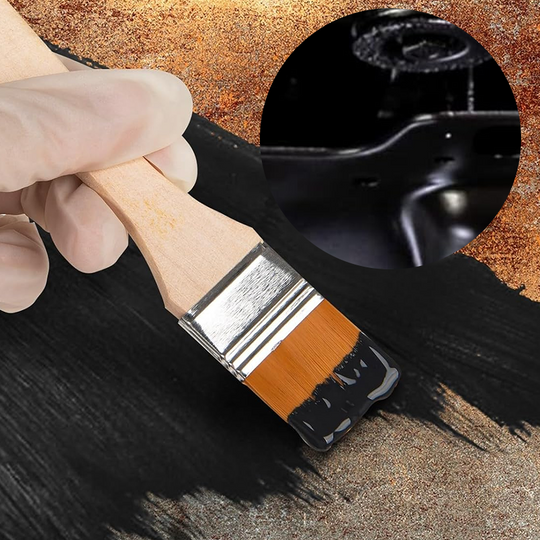 ČASOVĚ OMEZENÁ SLEVA 50 %⚡Metalická barva proti rzi – Jedna vrstva zastaví rez, bez broušení, bez výparů. Zaschne do hladkého kovového povrchu. Ideální pro zahradní nářadí. &amp;  brány. 🔨🛡️