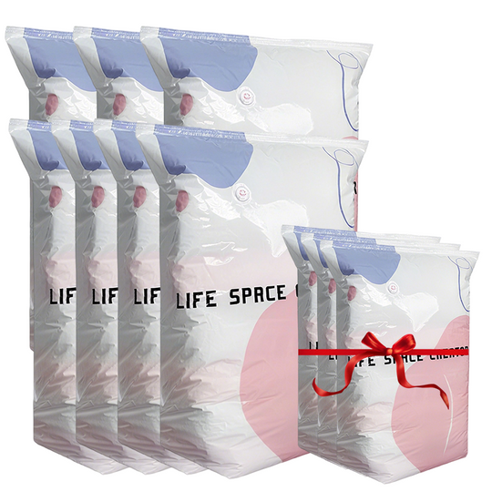 💐 BUY 2, GET 1 FREE!🧳No‑Pump Vacuum Storage Bags – Press &amp; seal, no pump needed. Saves 80% space, keeps clothes dry &amp; dust‑free. Perfect for bulky bedding &amp; off‑season gear. 🛏️🗄️