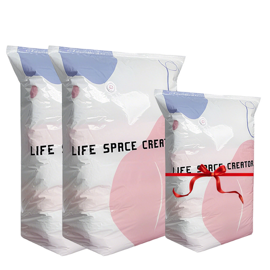 💐 BUY 2, GET 1 FREE!🧳No‑Pump Vacuum Storage Bags – Press &amp; seal, no pump needed. Saves 80% space, keeps clothes dry &amp; dust‑free. Perfect for bulky bedding &amp; off‑season gear. 🛏️🗄️