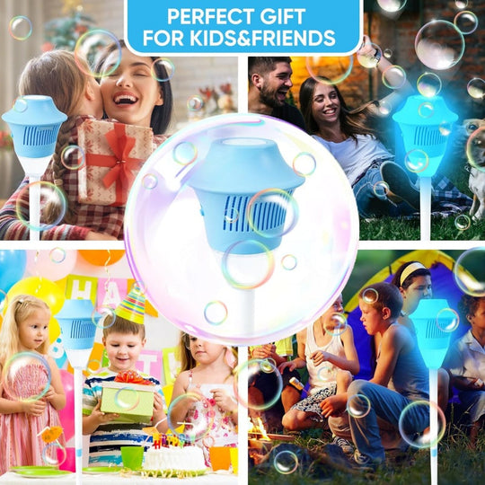 🥳2026 HOT SALE⚡ Automatic Handheld Bubble Machine for Kids – One-Touch Operation, Rich Bubbles &amp; Portable Design