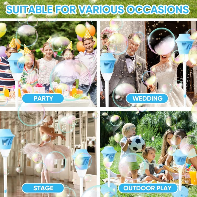 🥳2026 HOT SALE⚡ Automatic Handheld Bubble Machine for Kids – One-Touch Operation, Rich Bubbles &amp; Portable Design