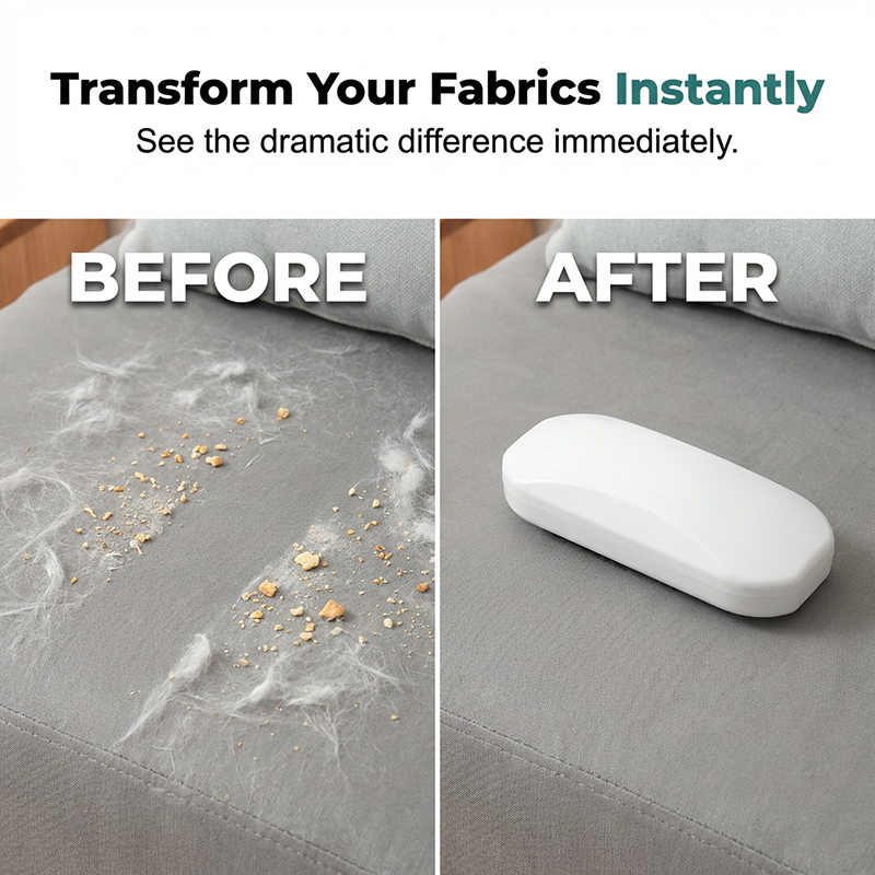 Portable Pet Hair &amp; Crumb Remover Brush