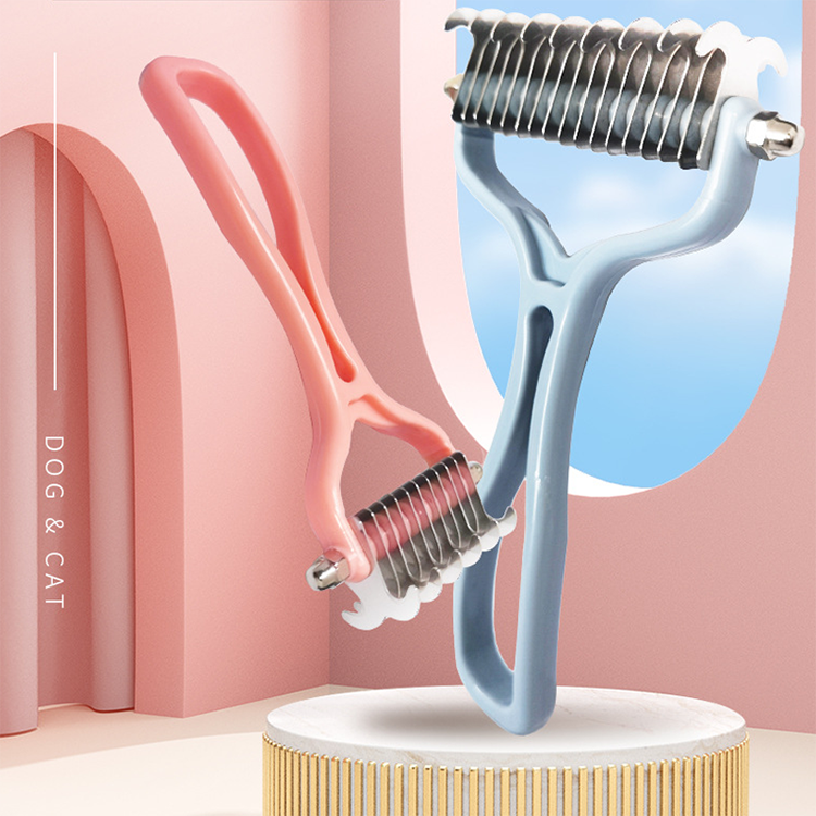 2-in-1 Pet Dematting &amp; Deshedding Comb