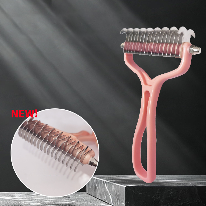 2-in-1 Pet Dematting &amp; Deshedding Comb