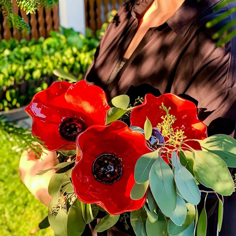 🌺Ručně vyrobený kovový květinový zahradní kůl🐦