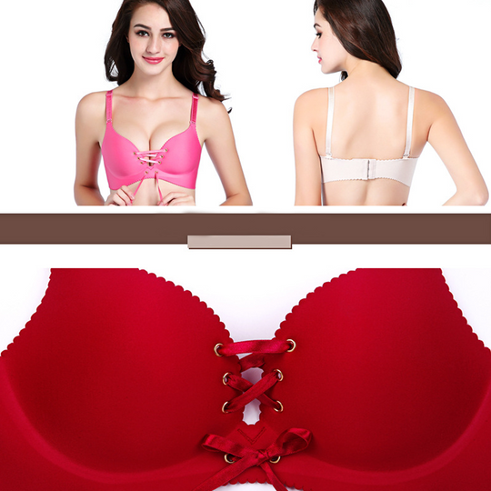 🚨 VIRAL COMFORT BRA 💕 Seamless Push-Up Support Bra ✨ Breathable, Wire-Free Lift &amp; Invisible Under Any Outfit 💖🔥