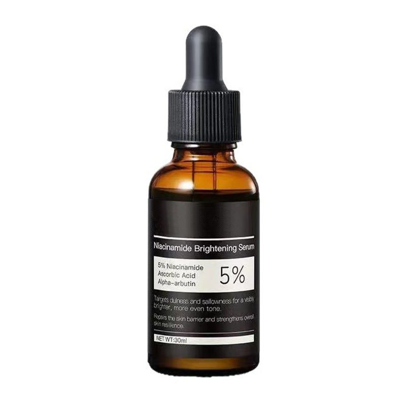 【JMCY × Teashell】Whitening Serum 5% Niacinamide &amp; Alpha Arbutin 30ml — Reduces Dark Spots, Brightens Skin, Long-Lasting Hydration, Suitable for Sensitive Skin