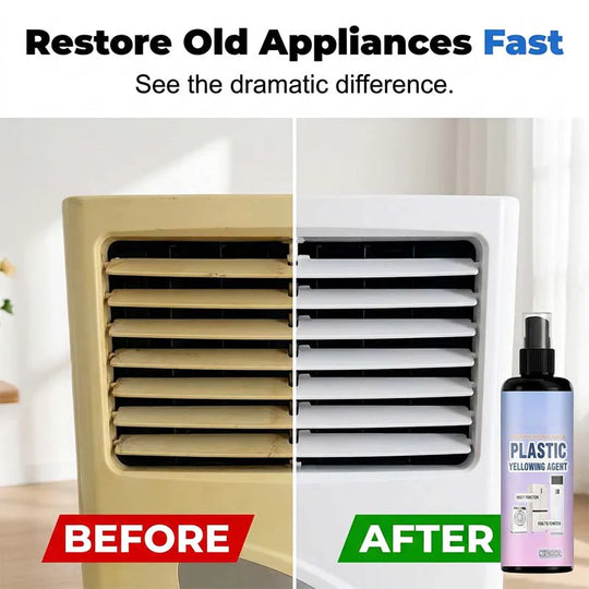 🔥 Buy 2 Get 1 Free! ✨ Multi-Purpose Plastic Yellowing Remover Spray 🧽 Restore Old Plastic Surfaces &amp; Bring Back a Cleaner Look