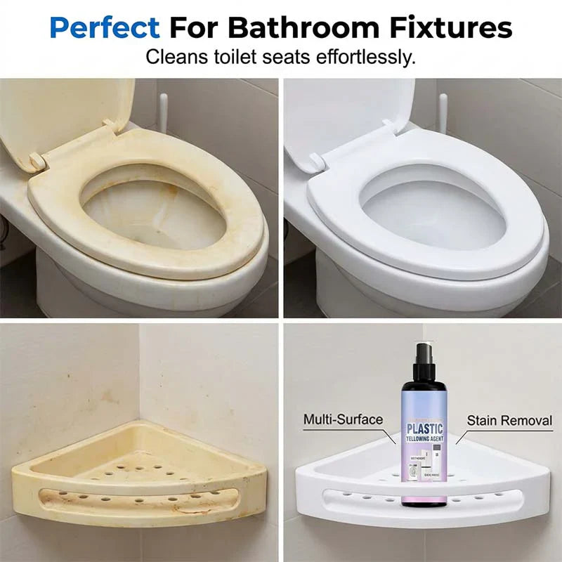 🔥 Buy 2 Get 1 Free! ✨ Multi-Purpose Plastic Yellowing Remover Spray 🧽 Restore Old Plastic Surfaces &amp; Bring Back a Cleaner Look