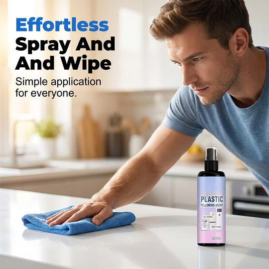🔥 Buy 2 Get 1 Free! ✨ Multi-Purpose Plastic Yellowing Remover Spray 🧽 Restore Old Plastic Surfaces &amp; Bring Back a Cleaner Look