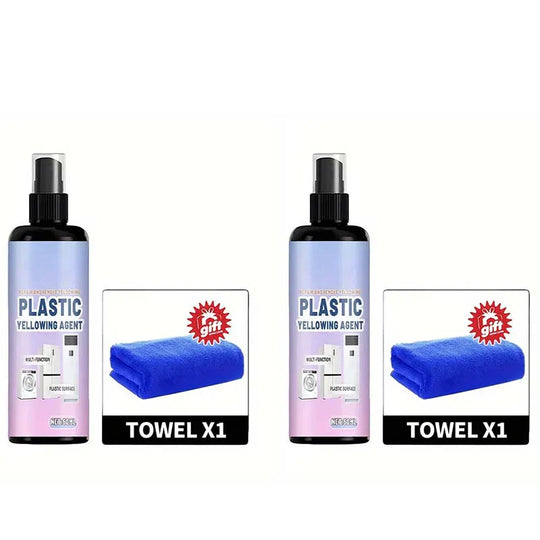 🔥 Buy 2 Get 1 Free! ✨ Multi-Purpose Plastic Yellowing Remover Spray 🧽 Restore Old Plastic Surfaces &amp; Bring Back a Cleaner Look