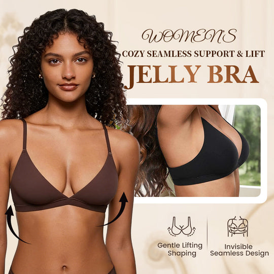 💜 DERNIER JOUR DE PROMOTION - 50 % DE RÉDUCTION💜Soutien-gorge triangle en gelée sans armatures pour femme