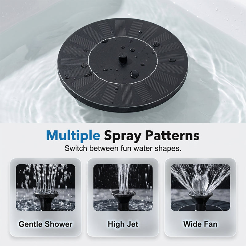 Interactive Floating Solar Water Spray Toy