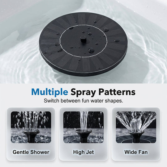 Interactive Floating Solar Water Spray Toy