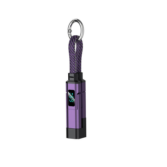 🔥HOT SALE 40% OFF🔥4-in-1 Digital Display Keychain Charging Cable