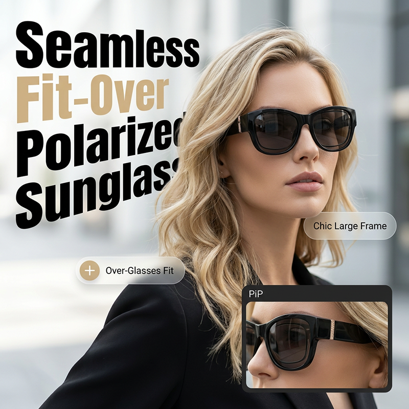 ✨Large Sunglasses to Wear Over Glasses