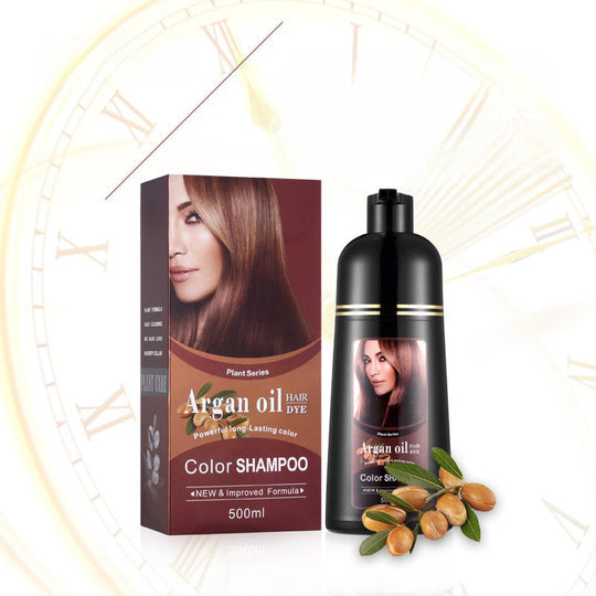🚨 VIRAL HAIR COLOR SALE！🖤 2-in-1 Hair Dye Shampoo ✨ Instantly Cover Gray Hair with Rich, Natural-Looking Color 💇‍♀️🔥