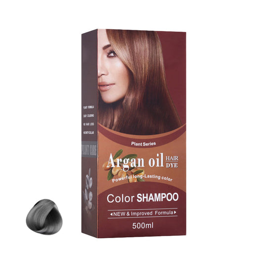 🚨 VIRAL HAIR COLOR SALE！🖤 2-in-1 Hair Dye Shampoo ✨ Instantly Cover Gray Hair with Rich, Natural-Looking Color 💇‍♀️🔥