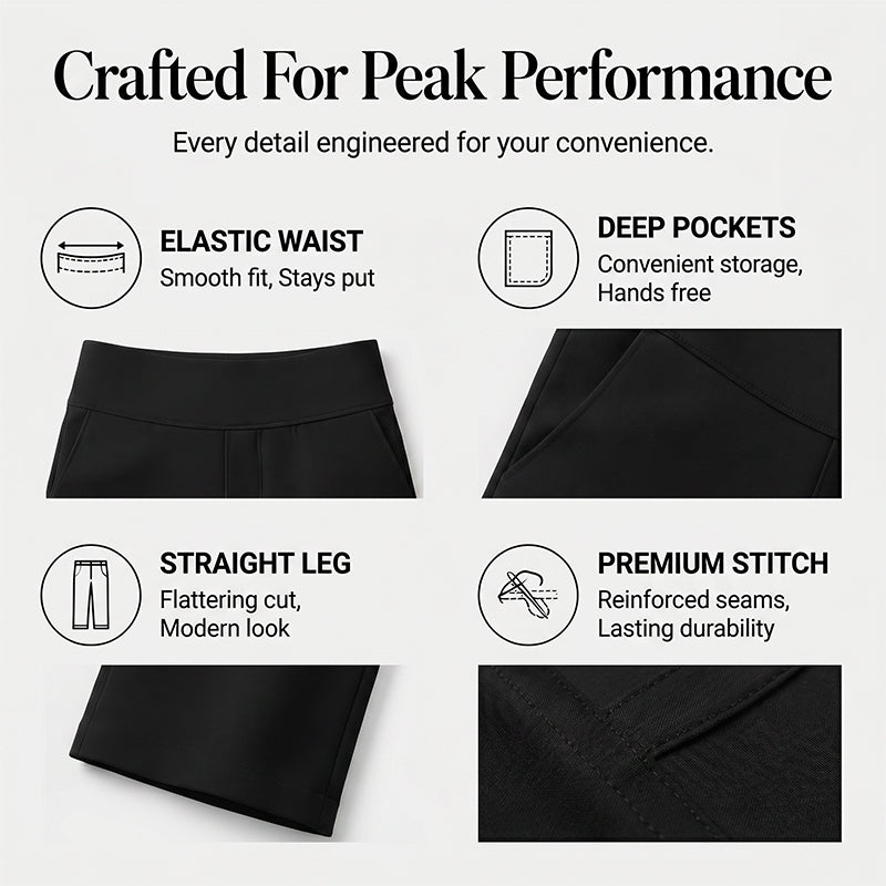 🎁🔥 NEW ARRIVAL – 50% OFF TODAY! 👖 Women’s High-Waisted Stretch Cropped Pants ✨ Flattering Fit, Comfortable Stretch & Effortless Everyday Style