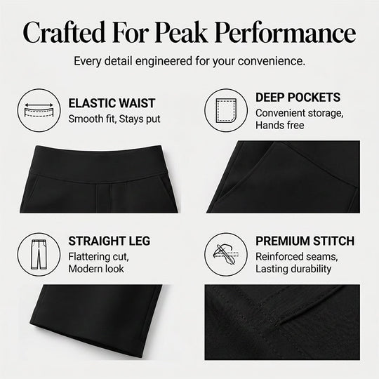 🎁🔥 NEW ARRIVAL – 50% OFF TODAY! 👖 Women’s High-Waisted Stretch Cropped Pants ✨ Flattering Fit, Comfortable Stretch &amp; Effortless Everyday Style
