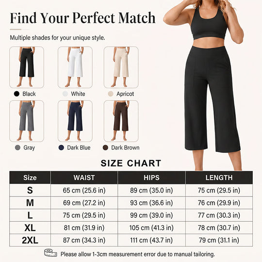 🎁🔥 NEW ARRIVAL – 50% OFF TODAY! 👖 Women’s High-Waisted Stretch Cropped Pants ✨ Flattering Fit, Comfortable Stretch &amp; Effortless Everyday Style