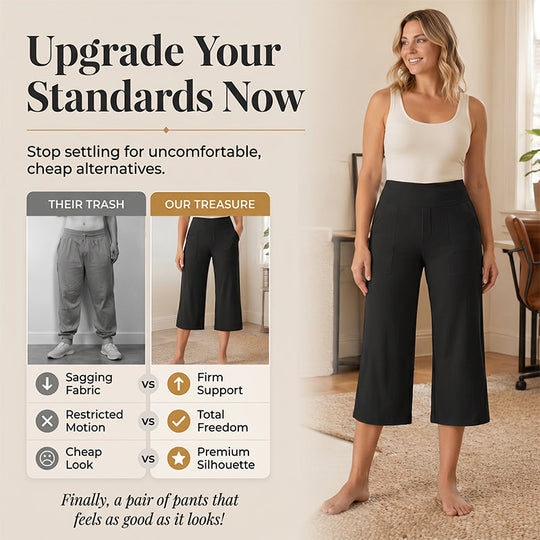 🎁🔥 NEW ARRIVAL – 50% OFF TODAY! 👖 Women’s High-Waisted Stretch Cropped Pants ✨ Flattering Fit, Comfortable Stretch &amp; Effortless Everyday Style
