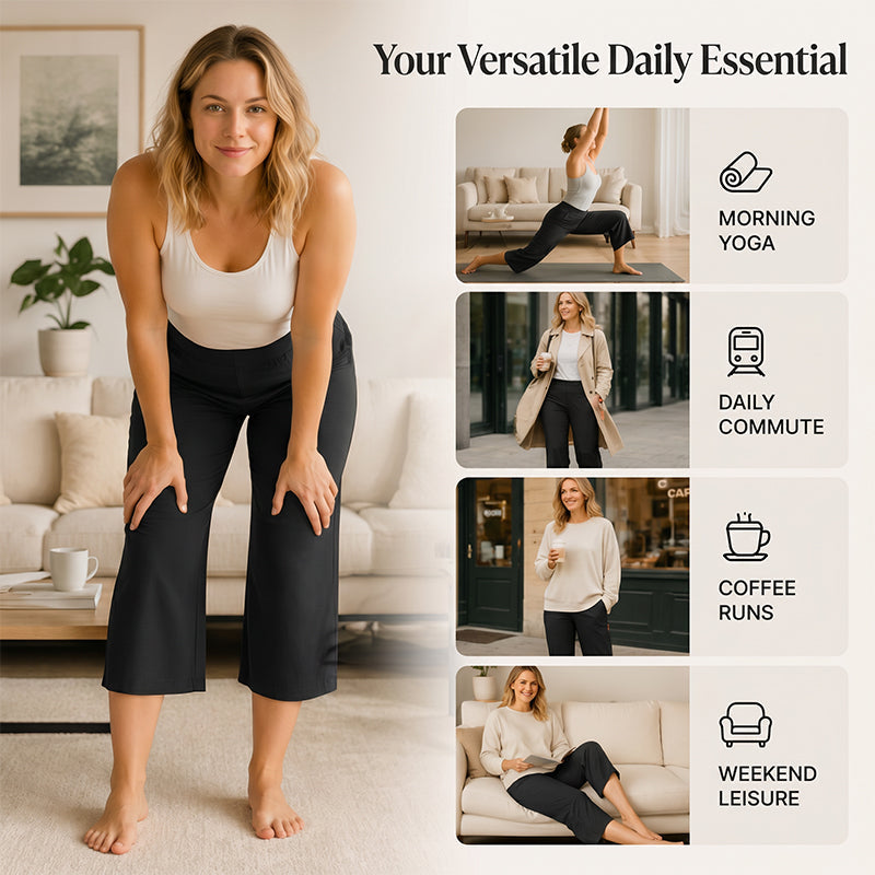 🎁🔥 NEW ARRIVAL – 50% OFF TODAY! 👖 Women’s High-Waisted Stretch Cropped Pants ✨ Flattering Fit, Comfortable Stretch &amp; Effortless Everyday Style